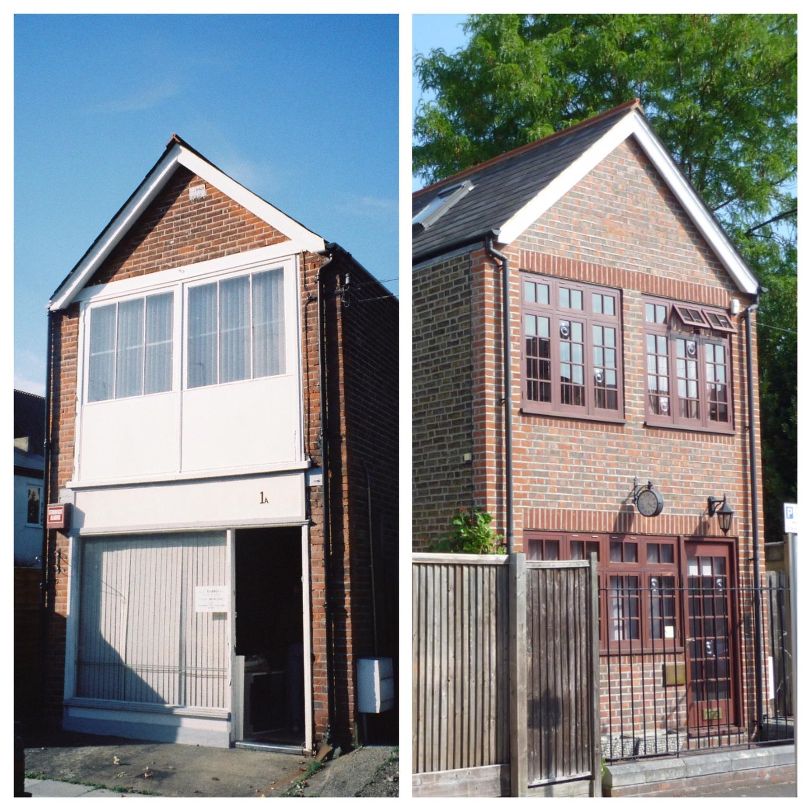 Before and after photos, Heathfield Road Bromley project by Kelly's Surveyors