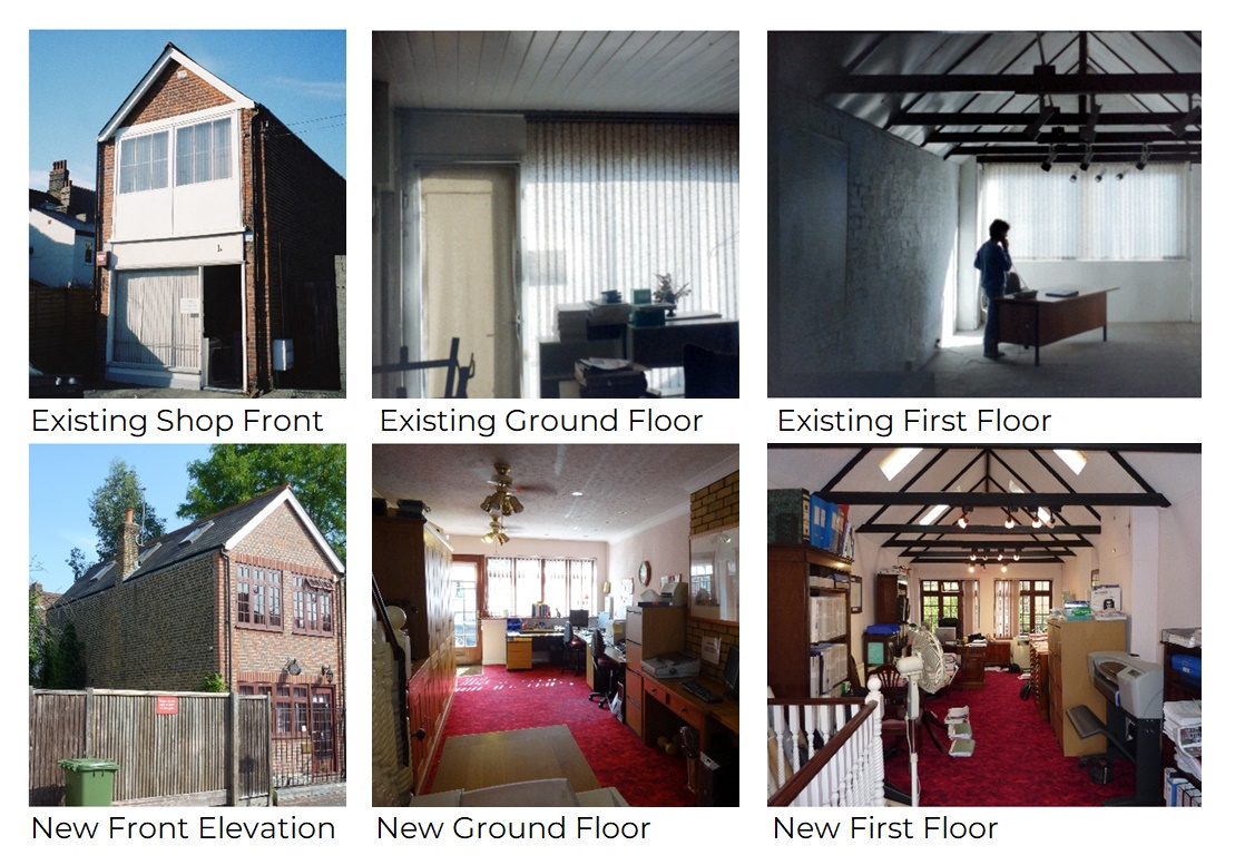Before and After Photos - Heathfield Road Project, Bromley - Kellys Surveyors