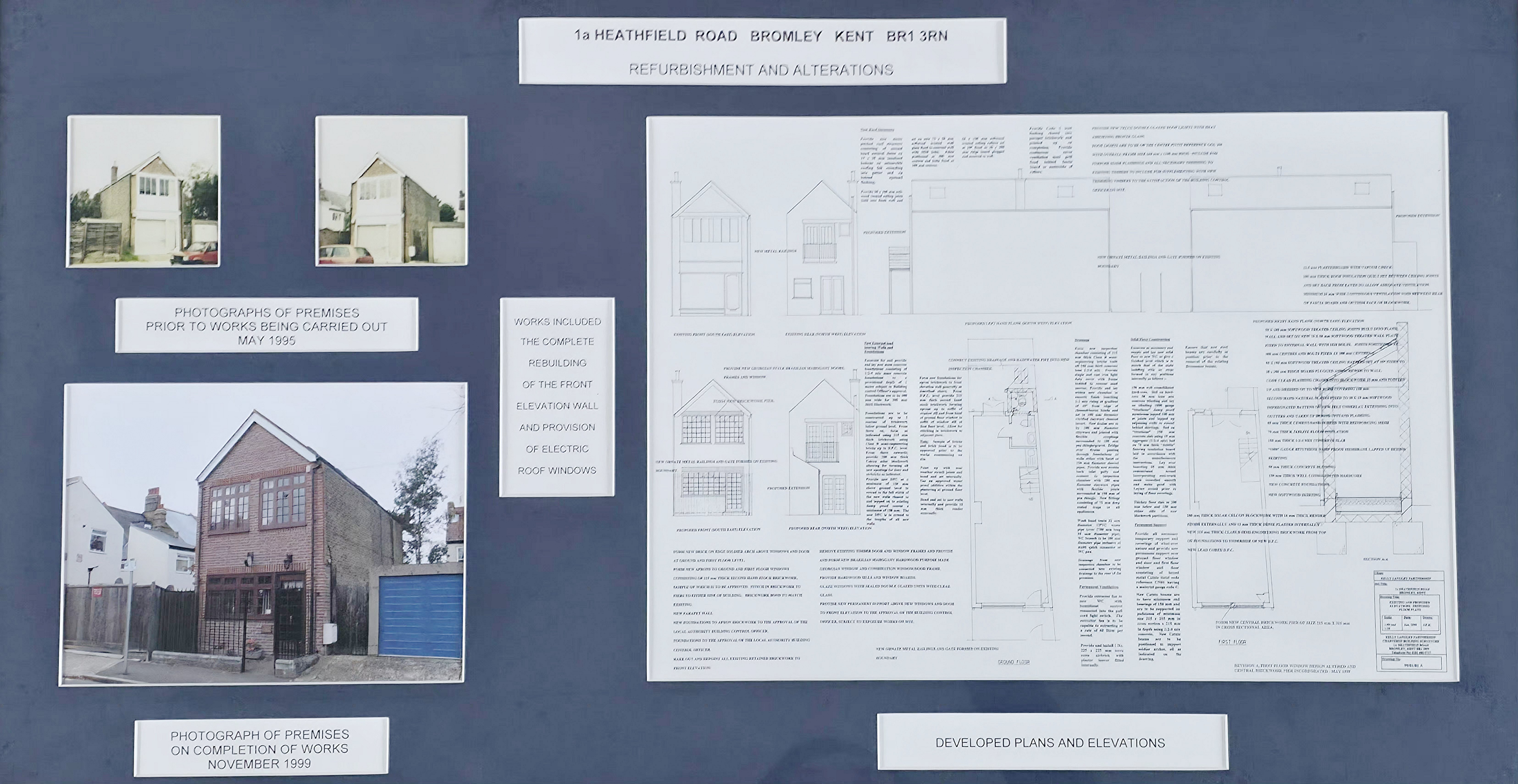 Kellys Surveyors - Heathfield Road, Bromley Project - project plan