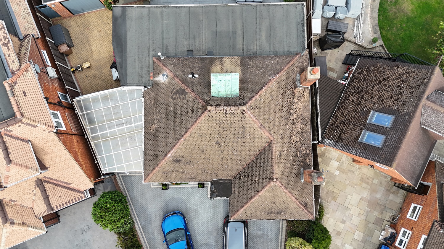 Measured Surveys Bromley Kent - overhead view by drone